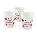 50 Valentine's Day Plastic Disposable Cups~Party Supplies~Tableware