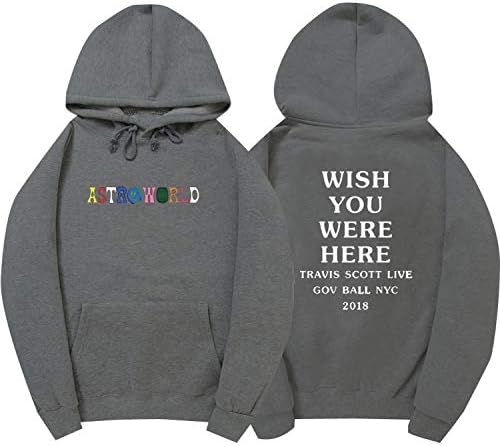 Travis Scott Astroworld Wish You were HERE Hoodies - Sudadera con capucha,  diseño de mujer, XL : Ropa, Zapatos y Joyería - Amazon.com