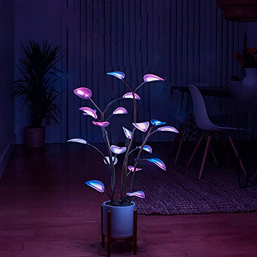 Uklsqma Magical Led Houseplant, 100 Lighting Modes, Artificial Plants Glowing Potted Plant Houseplant, Light Up Artificial Plants Bonsai, For Home Indoor Light #TOP7