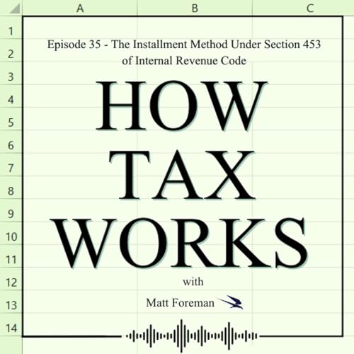 『The Installment Method Under Section 453 of Internal Revenue Code』のカバーアート