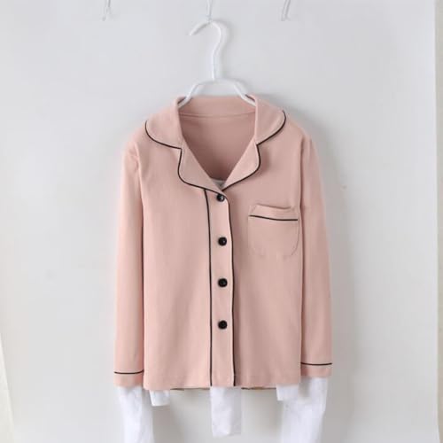 Mallimoda Kids Cotton Pajamas Set PJS Long Sleeve Button Down Sleepwear Loungewear2