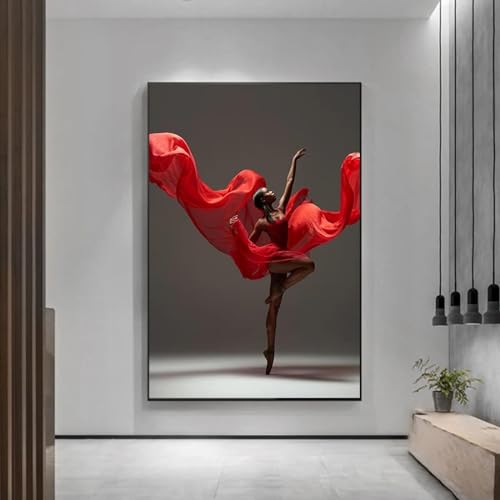 Décoration d'intérieur chaleureuse avec toile d'art mural de danse - 2