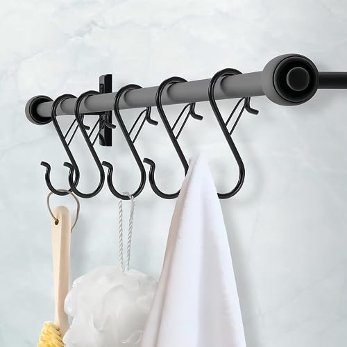 Icafepub 12 Pcs S Hooks For Hanging With Safety Buckle thumb #7