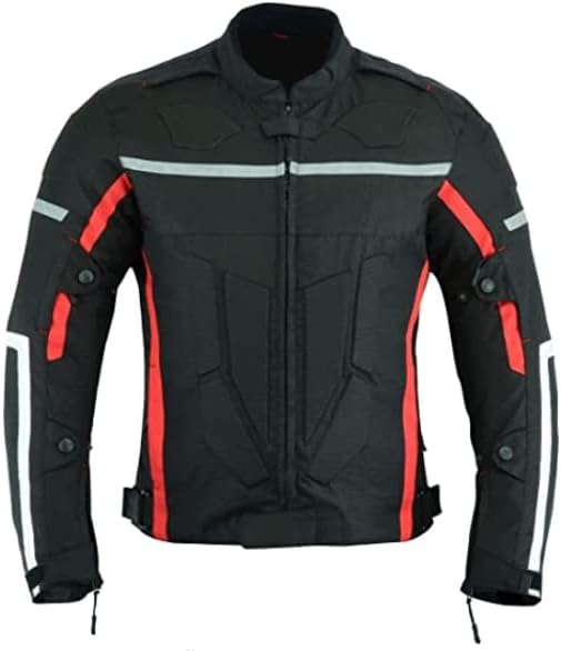 INTAN Motorcycle jacket for men Motorbike Armoured Cordura Waterproof Jacket CE approved Protectors CJ-85