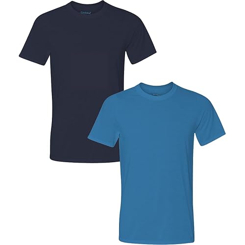 Gildan Men's Moisture Wicking Polyester Performance T-Shirt, 2-Pack