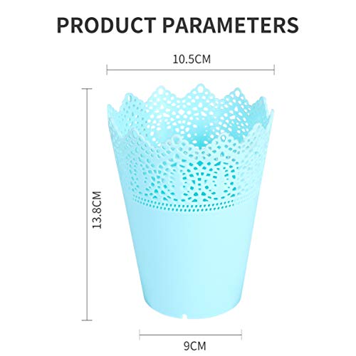 BESPORTBLE 5 Pcs Alta Coroa Suporte de Flores Balde de Armazenamento de Limpeza de Mesa Lata de Lixo