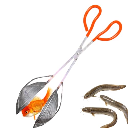 Cuillère double passoire de pêche en inox pour attraper le poisson-chat