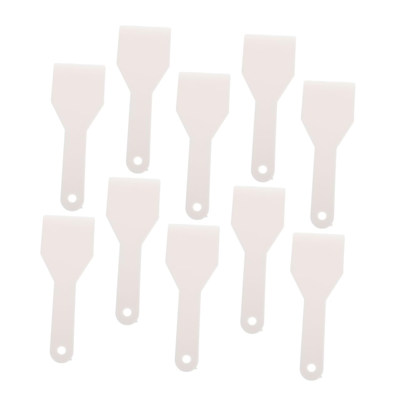 KONTONTY 10pcs Deicing Shovel Deicing Scoops Fridge Deicing Scraper Vehicle Ice Scraper Vehicle Snow Removal Refrigerador para Cuarto Freezer Frost Auto Frigobar Ice Box Plastic White Car
