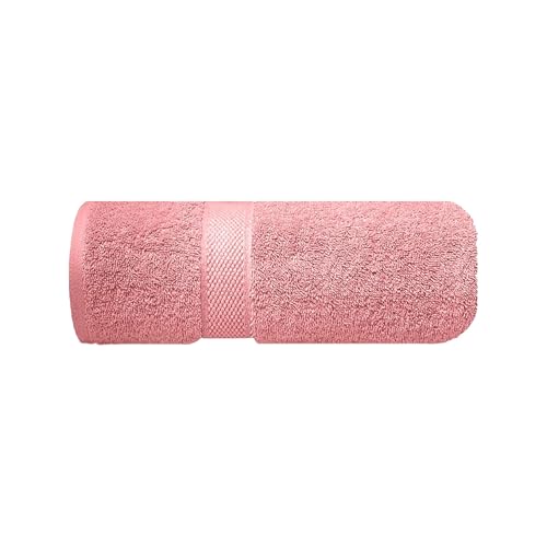 Image of Sulfar 100% Terry Ring Spun Cotton Face Towel - Quick-Dry, Highly Absorbent (480 GSM) (30 x 30 Cm) Basic Pink (Pack of 1)