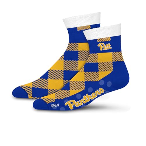For Bare Feet NCAA PITTSBURGH PANTHERS Cozy Buff Plush Cabin Sock Team Color OSFM