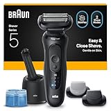 Braun Series 5 Elektrorasierer Herren, Rasierapparat mit 50 Min. Akku, 4in1 SmartCare...