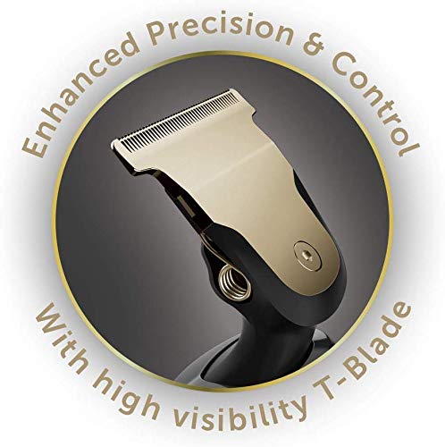Remington Tondeuse Barbe [Visibilité & Maîtrise] T Series Design ergonomique 2 Lames en Micro Précision: 30 & 7mm 6 Sabots ajustables 0 4 15mm Sans fil Wet&Dry Tondeuse électrique MB7000 - vue 10