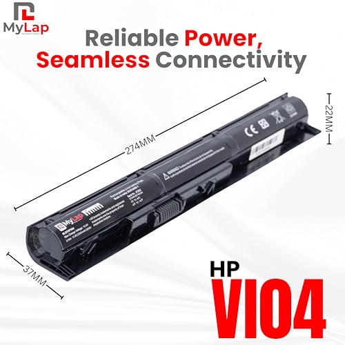 MYLAP VI04 V104 Laptop Battery Compatible with HP Pavilion 15-P 17-F Series 15-p011na 15-p165sa 15-p214dx 15-p003ax 17-f115dx 17-f215dx Fit... - Image 5