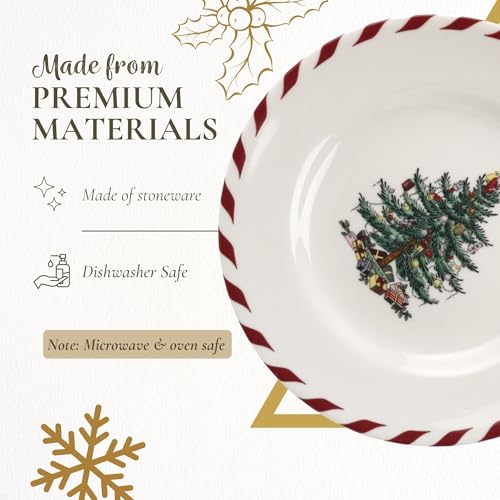 Spode-Christmas-Tree-Canape-Plates-Set-of-4-Peppermint-Design-Holiday-Dinner-Plate-Christmas-Serving-Plate-Festive-Appetizer-Plate-Seasonal-Decorative-Plate-Holiday-Tableware Spode Christmas Tree Canape Plates Set of 4 Peppermint Design Holiday Dinner Plate Christmas Serving Plate Festive Appetizer Plate Seasonal Decorative Plate Holiday Tableware