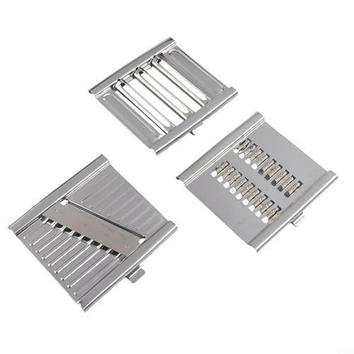 Set de Cortador de Verduras y Rallador de Acero Inoxidable 4 Piezas miniatura 1