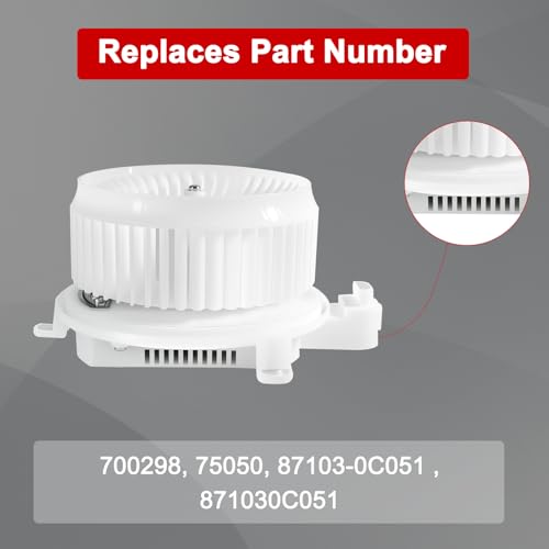 Image of Front HVAC A /C Heater Blower Motor Fan Compatible with Toyota for Sienna 2011-2020 for Sequoia 2008-2022, AC Blower Motor Replacement 700298 87103-0C051 871030C051 75050