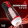 Male Masterburbatar Hands Free with 10 Vibration Sucking Massagers Modes Automatic Male Mastusbafor Tight Sleeve Hoodies, Pussy Pocket Silicone Electric Massager Machine PWO02 (red) #2
