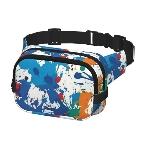 Sac banane éclaboussures de peinture : voyagez sans encombre et les mains libres