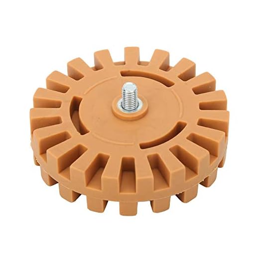 Gummi Eraser Disc Gummi Eraser Pad 4" 100 mm för att ta bort klistermärken och andra klister från glas Ta bort klistermärken och andra klister från trä
