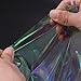 WXGXIN 200Pcs 9x9 Inch Cellophane Sheets, Iridescent Cellophane Wrap for Candy, DIY Arts Crafts Decoration