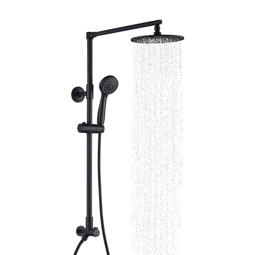 Fennocasa Polaris 3 Rain Shower System, 8” Rainfall Shower Head