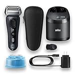 Braun Electric Razor for Men, Series 8 Foil Shaver with Precision Beard Trimmer, Wet & Dry Shaver with Cleaning…
