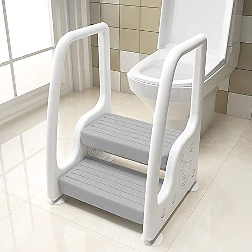 Tabouret pour enfants anti-dérapant double marche sécurité - 7