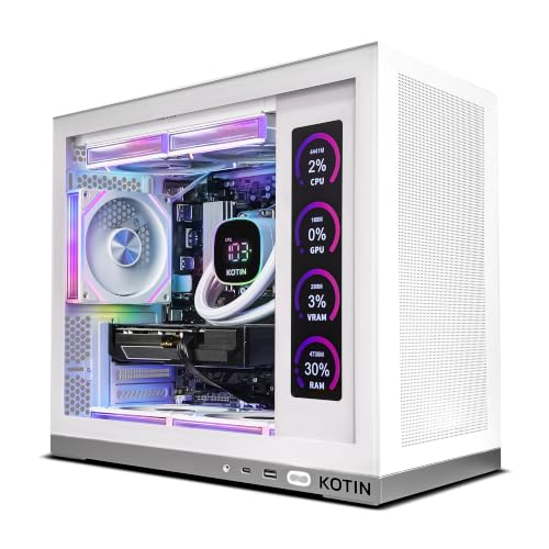 KOTIN Prebuilt Gaming PC Ryzen 7 7800X3D, 32GB DDR5, RTX 5060 Ti 8GB, 1TB