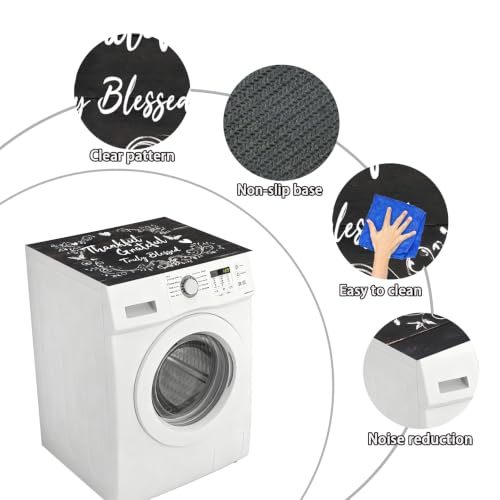 Image of NYZE Washer and Dryer Top Protector Mat, Washer Dryer Cover 23.6 inchx19.7 inch