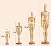 Maniqui Dibujo,8 Pulgadas Maniquies Articulado en Madera Masculino Conjunto de Muñecos Maniquí...