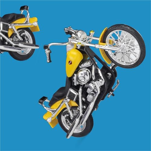Cadeau moto Harley 2001 FXDWG Dyna Wide Glide 1:18 réplique métal pour passionné
