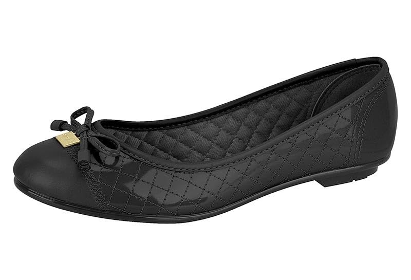 Ballerines matelassées noires finies les douleurs aux pieds en 40