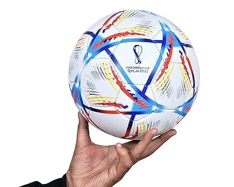 AAMAKA Qatar World Cup Football for All Ages Suited for The Grass Fields | PU | Suitable for Grass |Practice Ball | Soccer Ball | for Men/Women | Football Size - 5 (Qatar WC) 2 41enG6Y+0QL