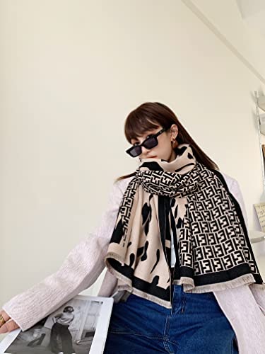 Large Fashion Pashmina Shawls And Wraps For Women Evening Dresses Extra Long Soft Cashmere Feel Birthday Gifts Throw Warm Winter Womens Fall Scarfs Shawls And Wraps For Wedding Christmas In White #TOP3