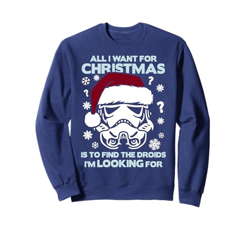 Star Wars Trooper Find The Droids For Christmas Text Sweatshirt