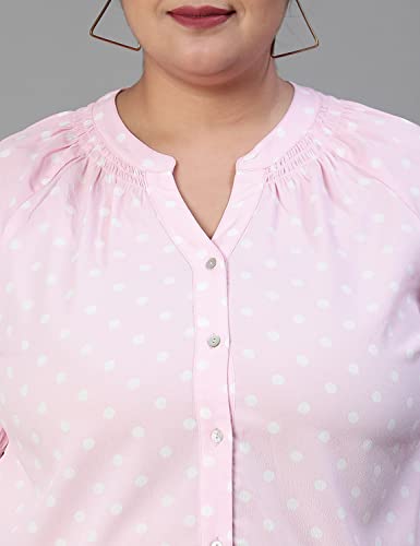 Image of oxolloxo Women Plus Size V- Neck Short Sleeve Top