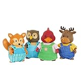 Li’l Woodzeez – Toy Figurine – Animal Figurine – Figurine Set – Animal Toys – 3 Years + – Friendz Club Forest Set