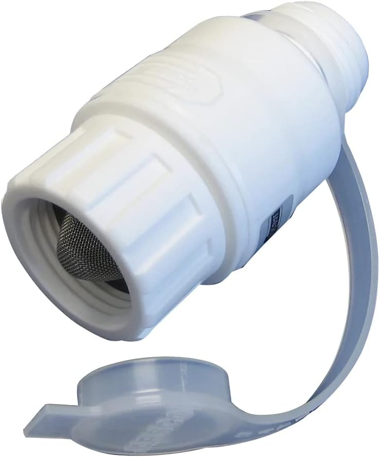 Jabsco 7279908 In-line Water Pressure Regulator 45psi - White