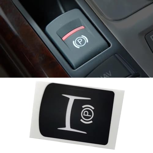 Autocollant bouton stationnement Audi A6 frein à main intérieur