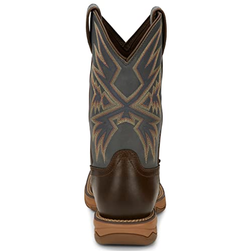 Tony Lama Men's Bartlett 11 Pull on Soft Toe Square Toe Work Boot4