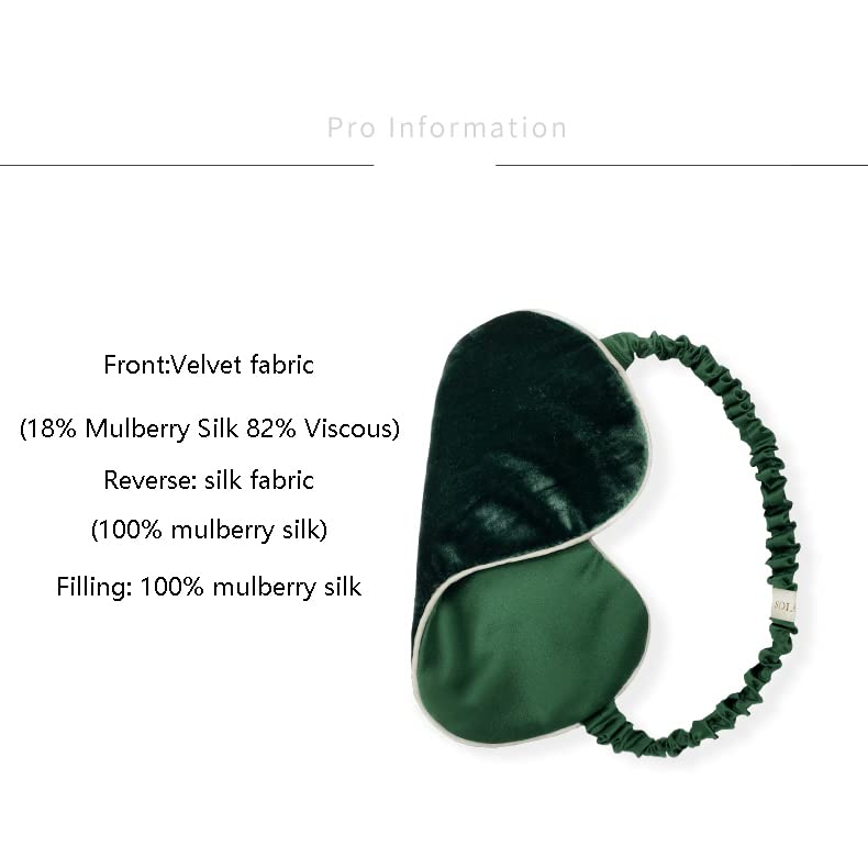 Máscaras para dormir Zero Eye Pressure Blackout pa Máscara de seda for dormir con almohadillas for los ojos de verano de morera y ácido hialurónico(Pink_9.1 * 3.9in)