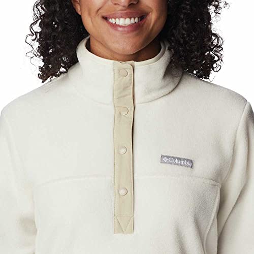 Image of Columbia Womens Benton Springs Half Snap II Pull Over Fleece Jacket, Dark Stone /Canoe /Vintage Blue, 3X