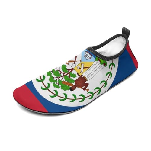 Belize Flag Water Shoes for Women Men Quick-Dry Aqua Socks Swim Beach Barefoot Yoga Surf Pool Camping4