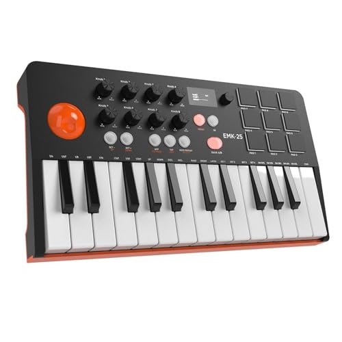 dqsAm 25 L[ |[^u MIDI L[{[h Rg[[A9 ̃obNCgtr[g pbhAOLED fBXvCt
