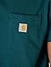 Carhartt Women's Loose Fit Heavyweight Short-Sleeve Pocket T-Shirt, Greenstone, Large