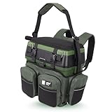Zite Fishing [Multi Angelkoffer-Rucksack & Sitz-Kiepe in 1] Angeltasche inklusive 4x Tackle-Angelbox für Angelzubehör im Deckel, Angeltasche mit Boxen Angel Tasche Angeltaschen Angelrucksack mit Boxen