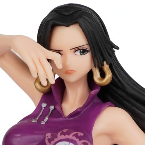 Image of Offo One Piece Boa Hancock Action Figure 15cm, Premium PVC Anime Collectible for Home Decor, Office Desk & Study Table, Multicolour Display Gift for Fans