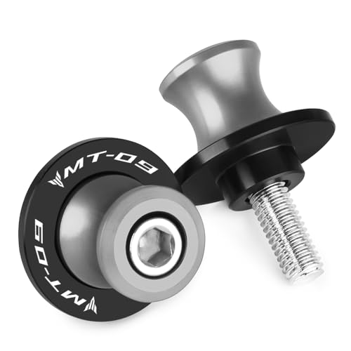 TREONK M6 Ständeraufnahme - Montageständer Adaptr Motorrad Prismabuchsen Bobbins Kompatible für MT09 MT-09 MT 09 2015-2024 2025