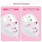 LED Light Therapy Mask(FM-01), Blue & Red Light Face Mask, Rechargeable & Portable for Travel and Home Use - Image 4