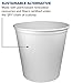 SOLO 10T1-N0198, 165oz Double Wrapped Paper Bucket, Unwaxed, White, 100/Carton, Sold As 1 Carton